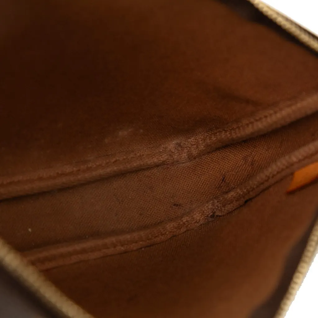 Louis Vuitton Monogram Pochette Accessoires Brown Canvas Good - Box View