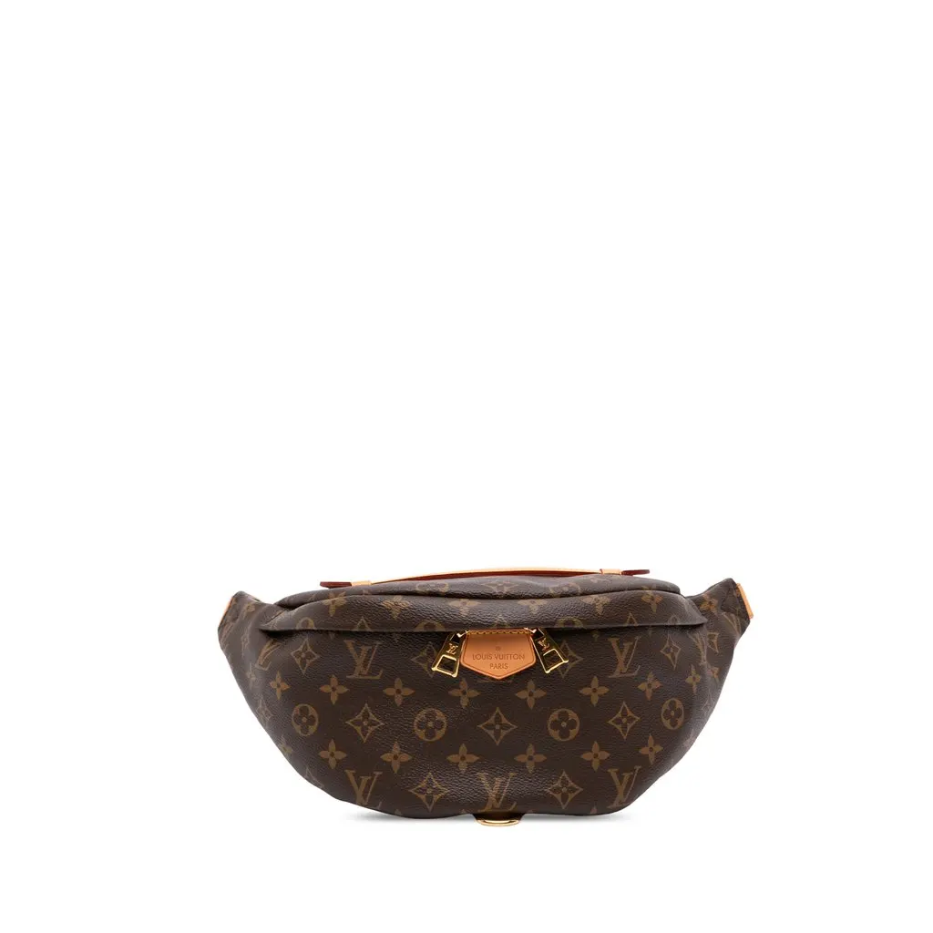 Louis Vuitton Monogram Bumbag Brown Canvas Very good - Front View
