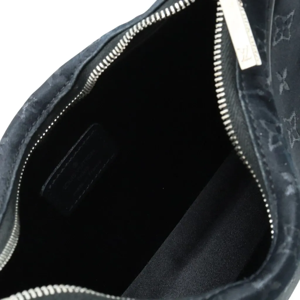Louis Vuitton Monogram Mini Satin Boulogne Black Very good - Model View
