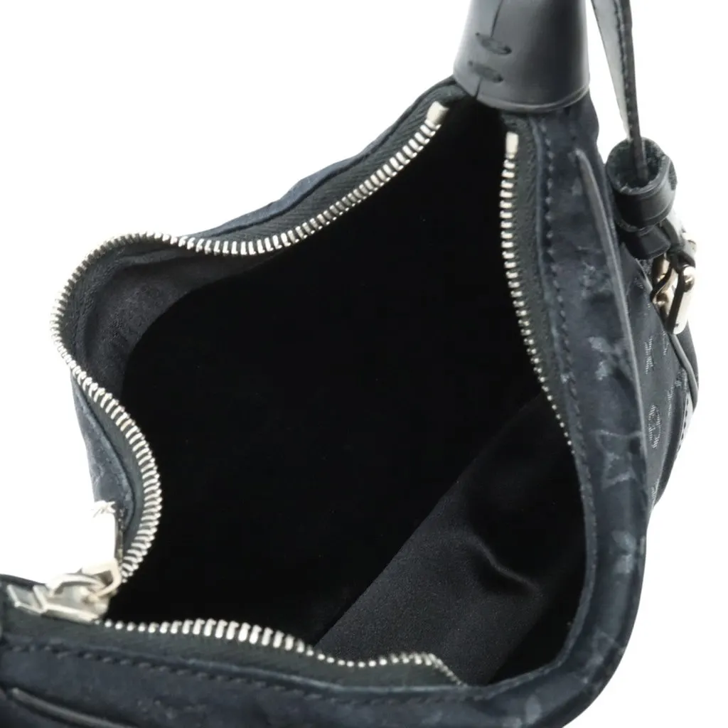 Louis Vuitton Monogram Mini Satin Boulogne Black Very good - Box View