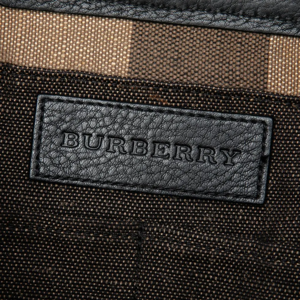 Burberry Mega Check Canvas Korbin Backpack Brown Good - Box View