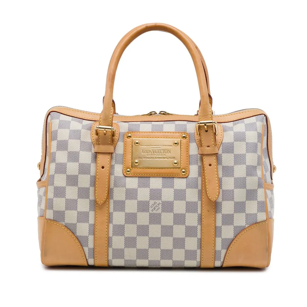 Louis Vuitton Damier Azur Berkeley White Very good - Front View