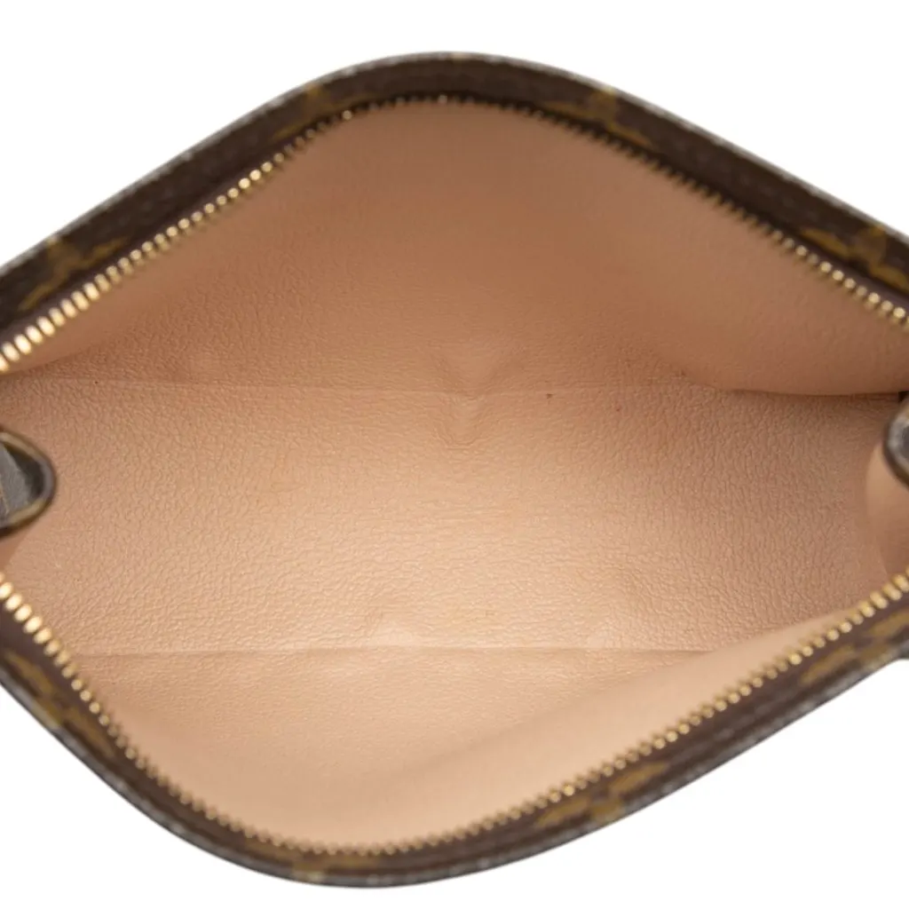Louis Vuitton Monogram Toiletry Pouch 19 Brown Very good - Model View