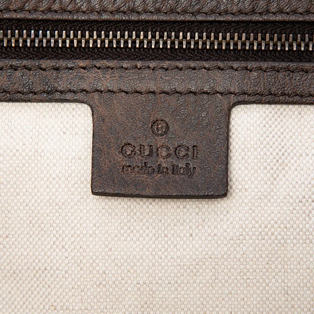 Gucci Large GG Canvas Laidback Crafty Tote Beige Canvas Very good - Box View