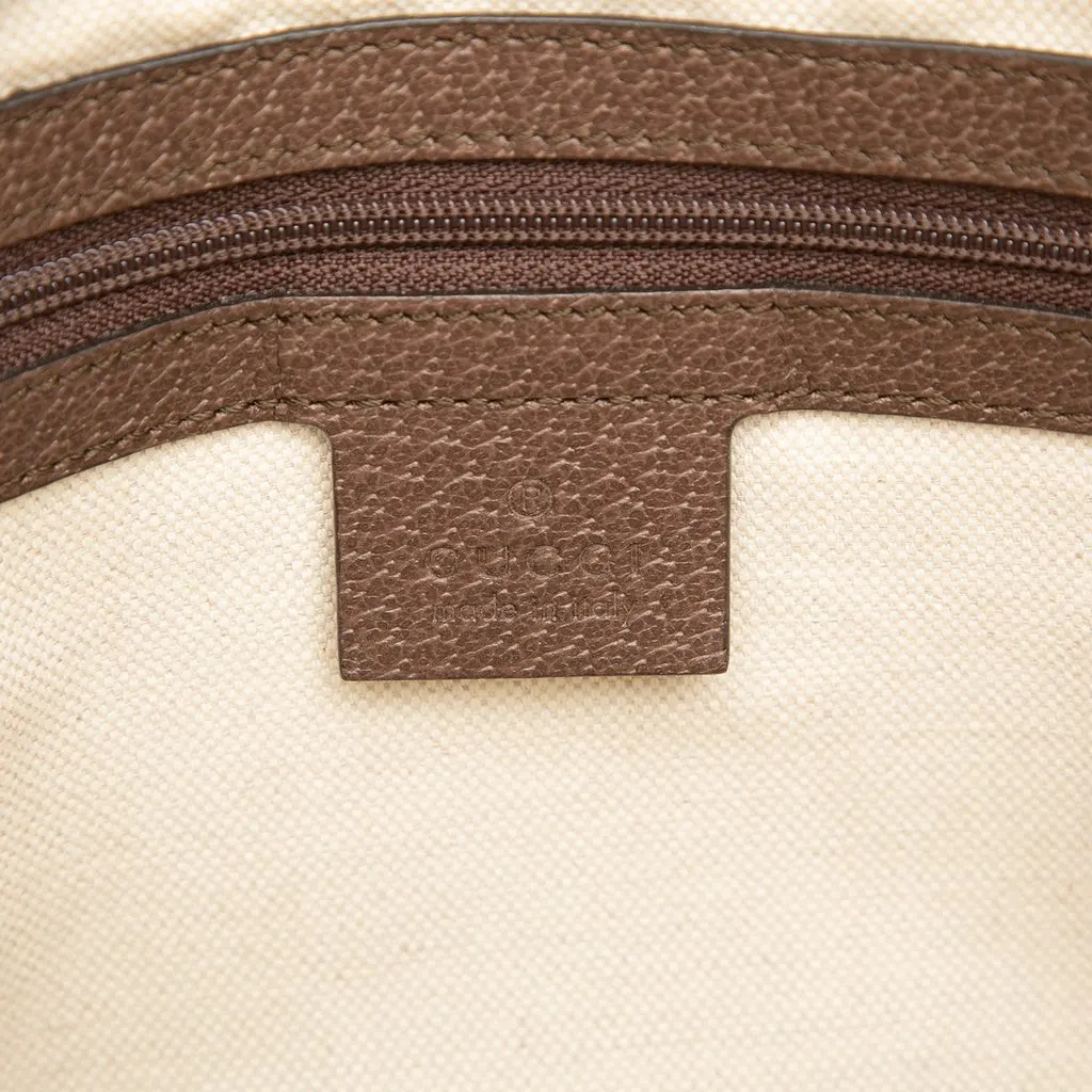 Gucci GG Supreme Web Ophidia Clutch Beige Canvas Very good - Box View