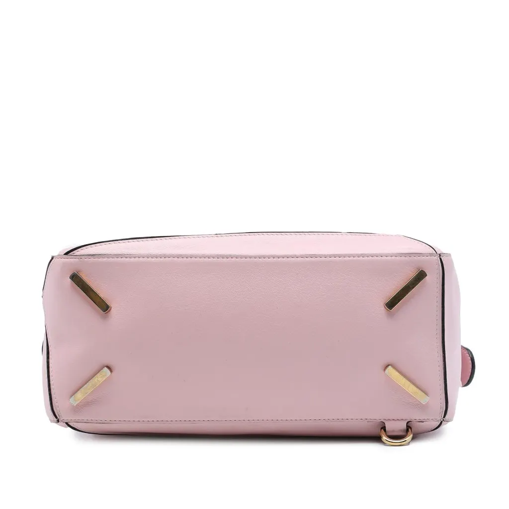 LOEWE Medium Calfskin Puzzle Satchel Pink Leather Very good - Inside View