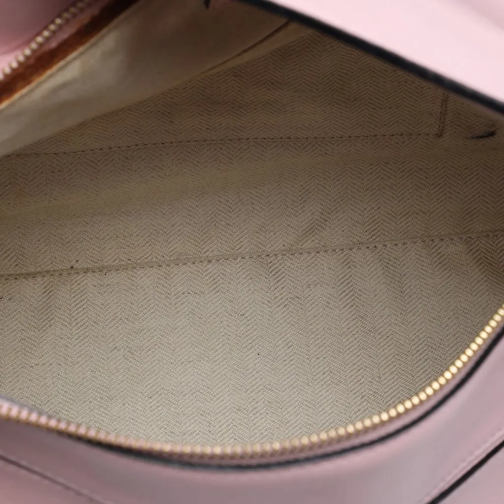 LOEWE Medium Calfskin Puzzle Satchel Pink Leather Very good - Model View