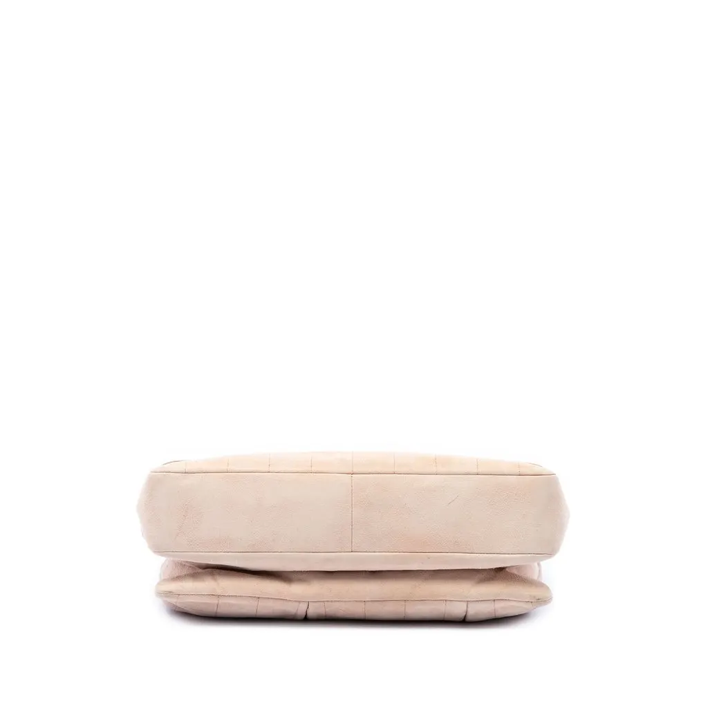 Chanel Choco Bar Suede Mademoiselle Turnlock Flap Brown Leather Very good - Inside View