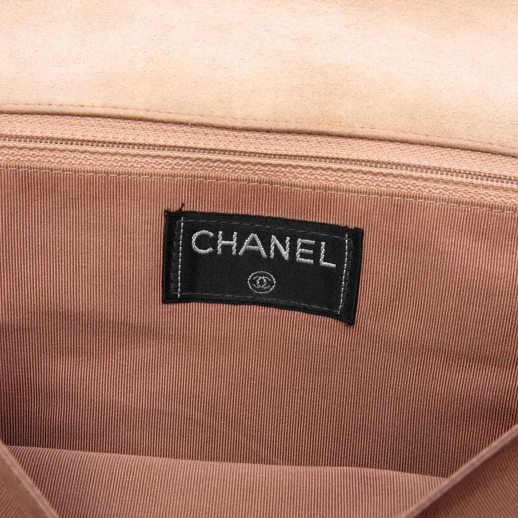 Chanel Choco Bar Suede Mademoiselle Turnlock Flap Brown Leather Very good - Box View