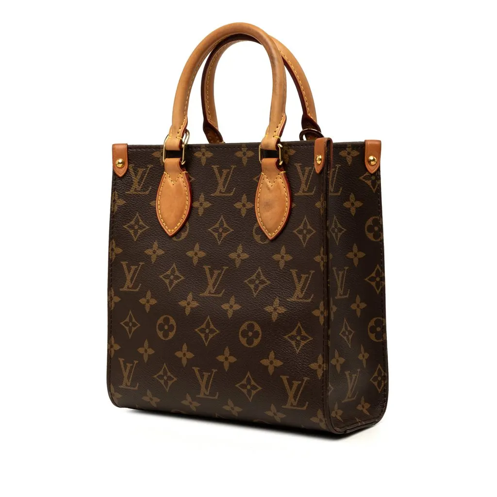 Louis Vuitton Monogram Sac Plat BB Brown Very good - Back View