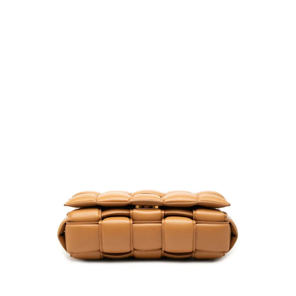 Bottega Veneta Nappa Intrecciato Padded Cassette Crossbody Brown Leather Very good - Inside View