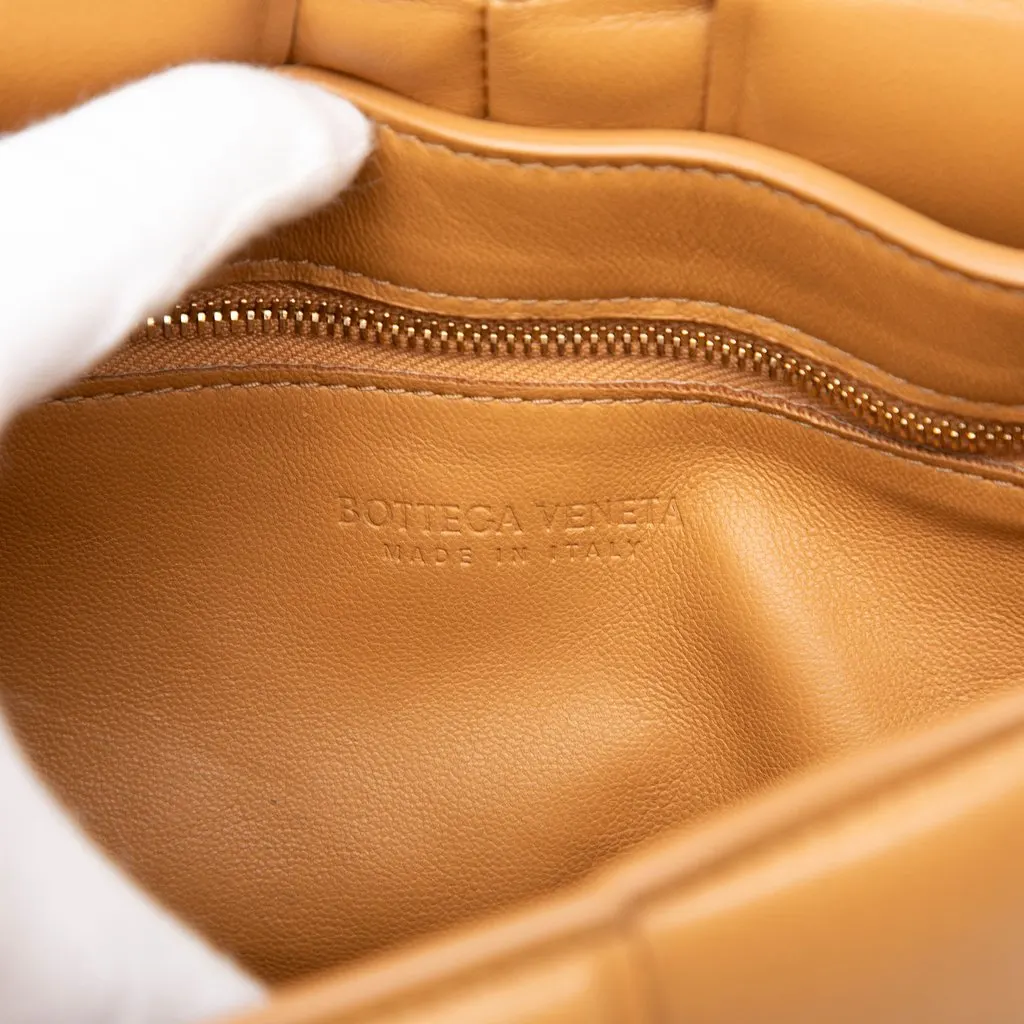 Bottega Veneta Nappa Intrecciato Padded Cassette Crossbody Brown Leather Very good - Box View