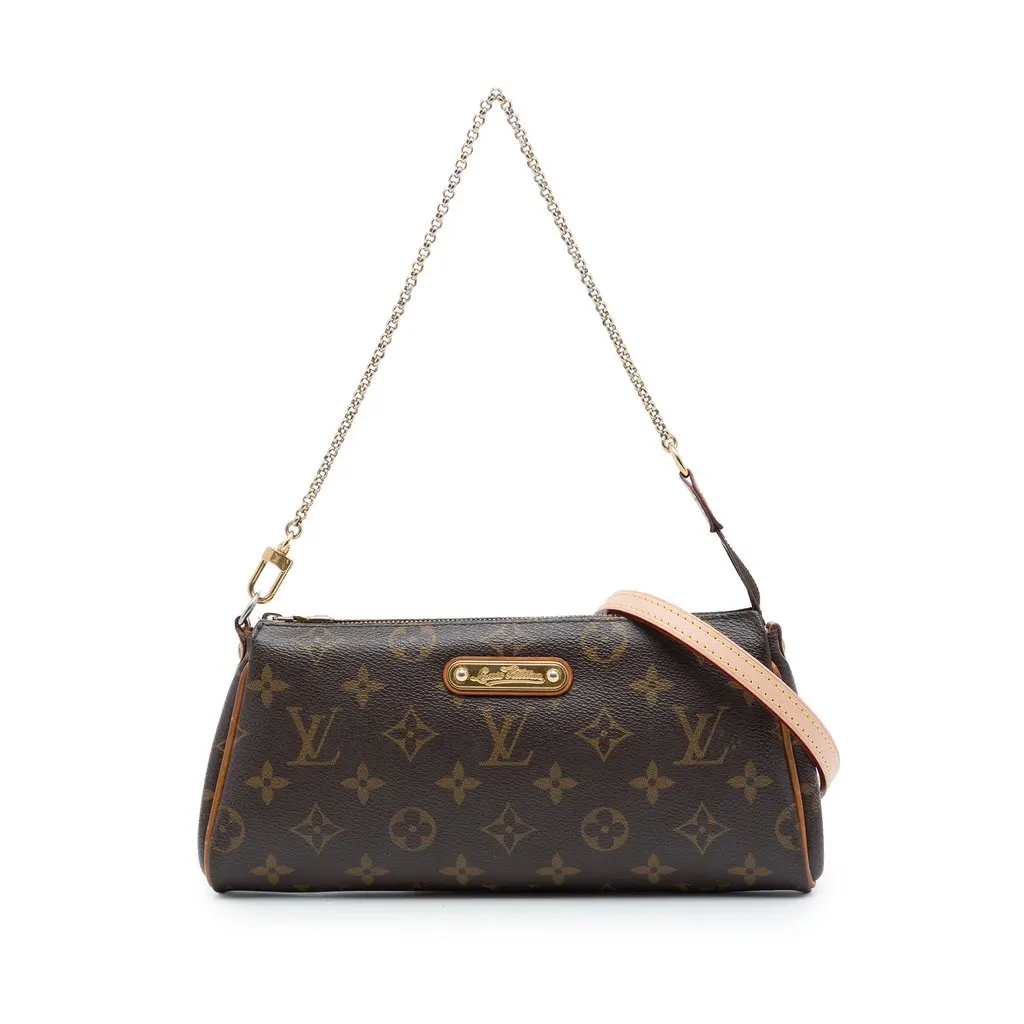 Louis Vuitton Monogram Eva Brown Canvas Good - Front View