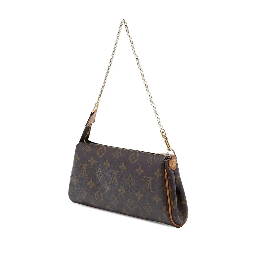 Louis Vuitton Monogram Eva Brown Canvas Good - Back View