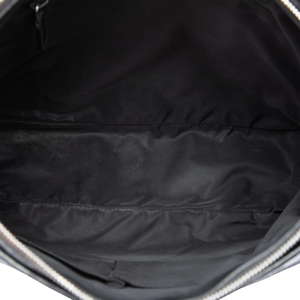 Gucci Guccissima Web Crossbody Black Leather Very good - Model View