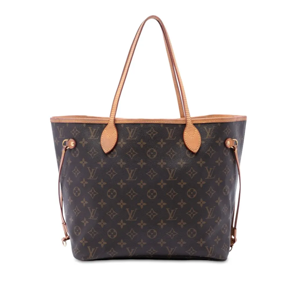 Louis Vuitton Monogram Neverfull MM Brown Canvas Very good - Front View