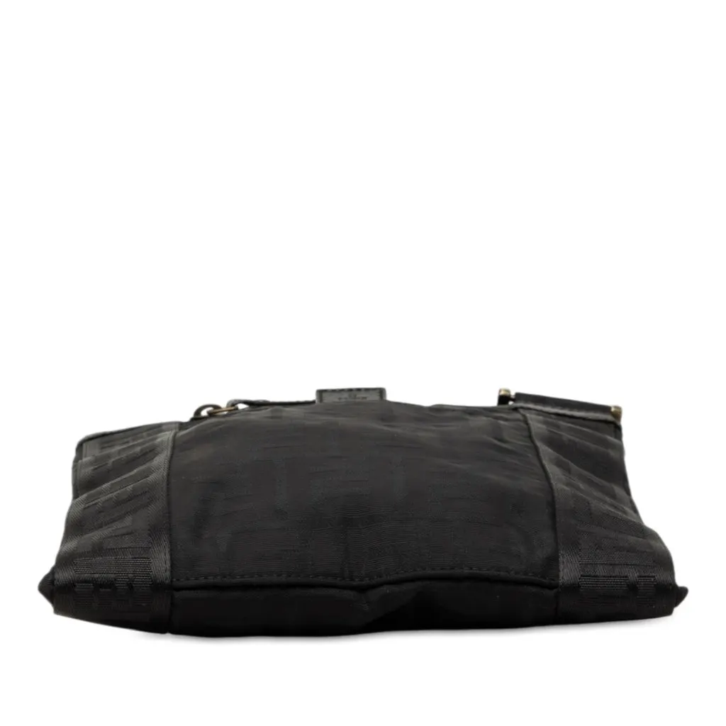 Fendi Zucca Canvas Crossbody Black Very good - Inside View