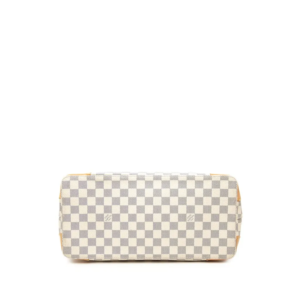 Louis Vuitton Damier Azur Hampstead MM White Good - Inside View