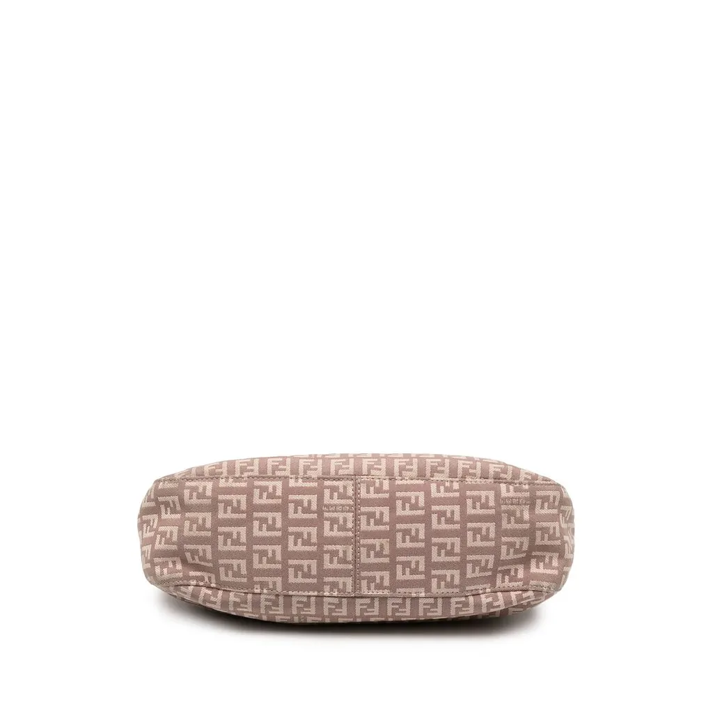 Fendi Zucchino Canvas Shoulder Bag Pink Canvas Very good - Inside View
