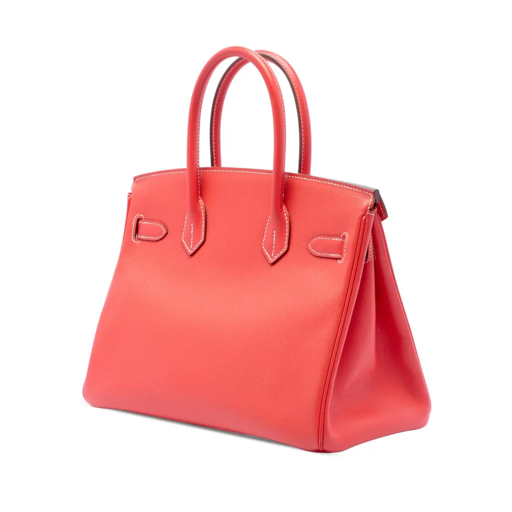Hermès Epsom Candy Birkin Retourne 30 Pink Leather Very good - Back View