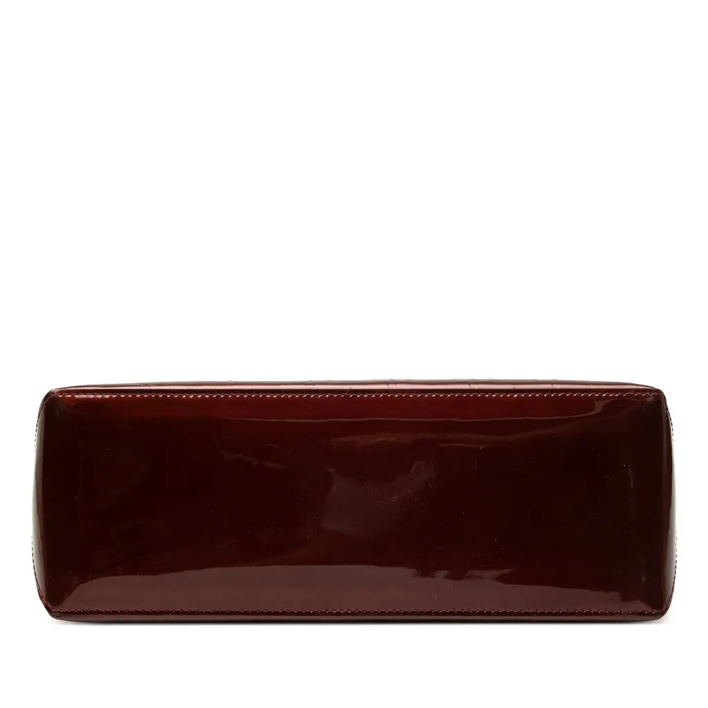 Louis Vuitton Monogram Vernis Wilshire PM Red Leather Very good - Inside View