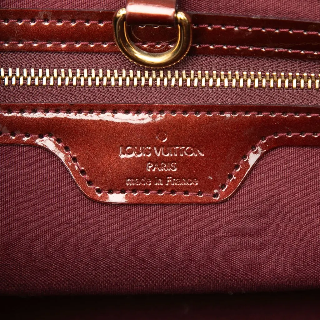 Louis Vuitton Monogram Vernis Wilshire PM Red Leather Very good - Box View
