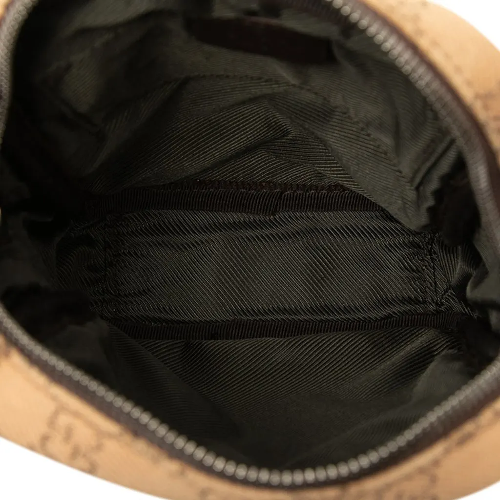 Gucci GG Canvas Crossbody Brown Canvas Good - Model View