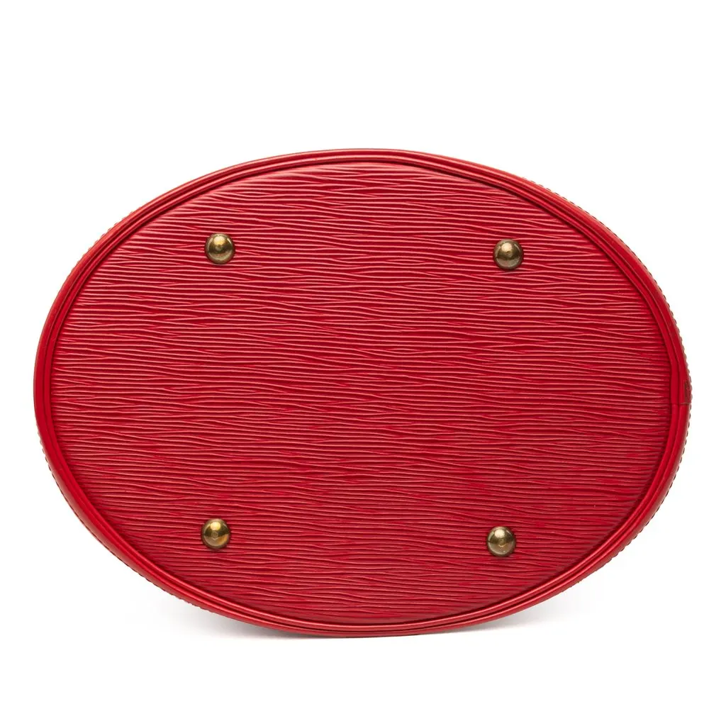 Louis Vuitton Epi Bucket GM Red Leather Very good - Inside View