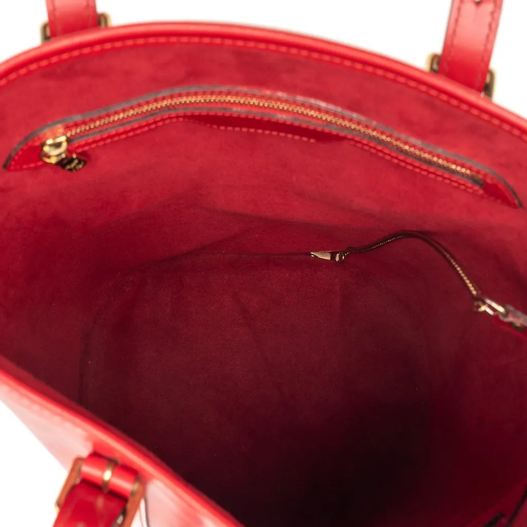Louis Vuitton Epi Bucket GM Red Leather Very good - Model View