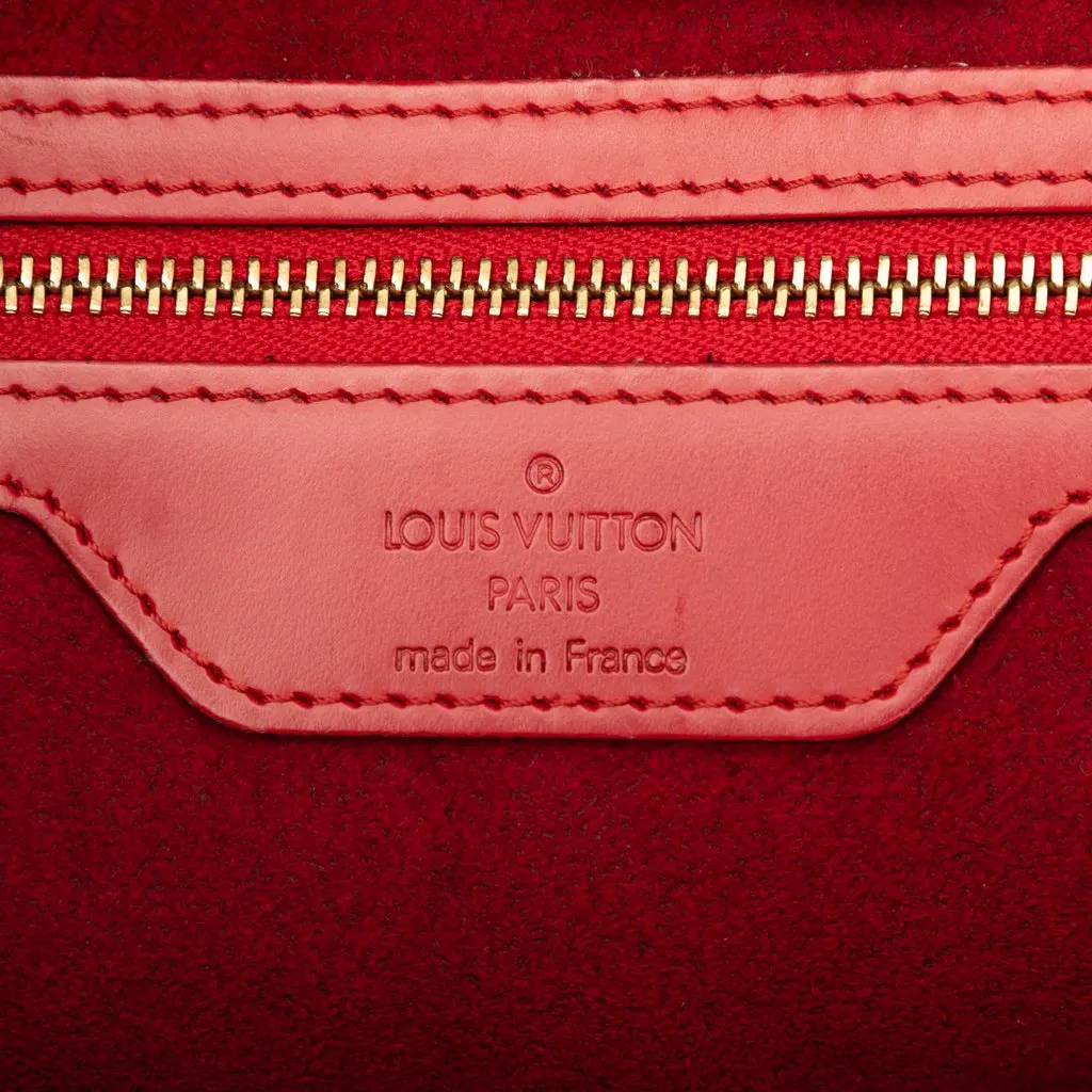 Louis Vuitton Epi Bucket GM Red Leather Very good - Box View