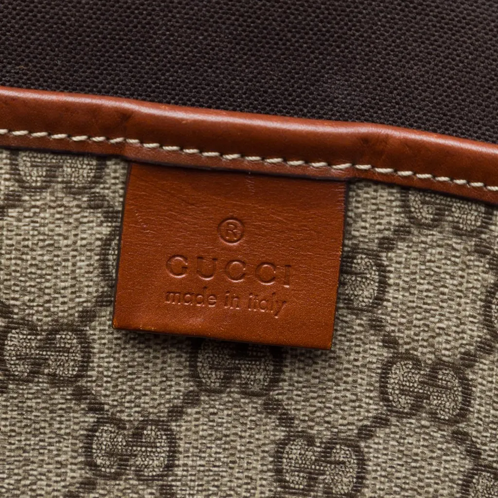 Gucci GG Supreme Web Tote Beige Canvas Very good - Box View
