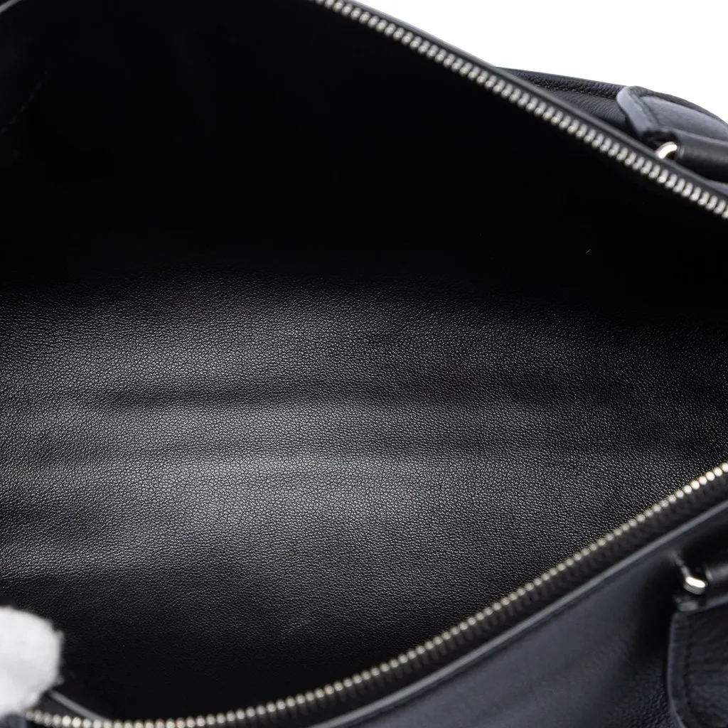 The Row Leather Edith Handbag Black Leather Very good - Model View