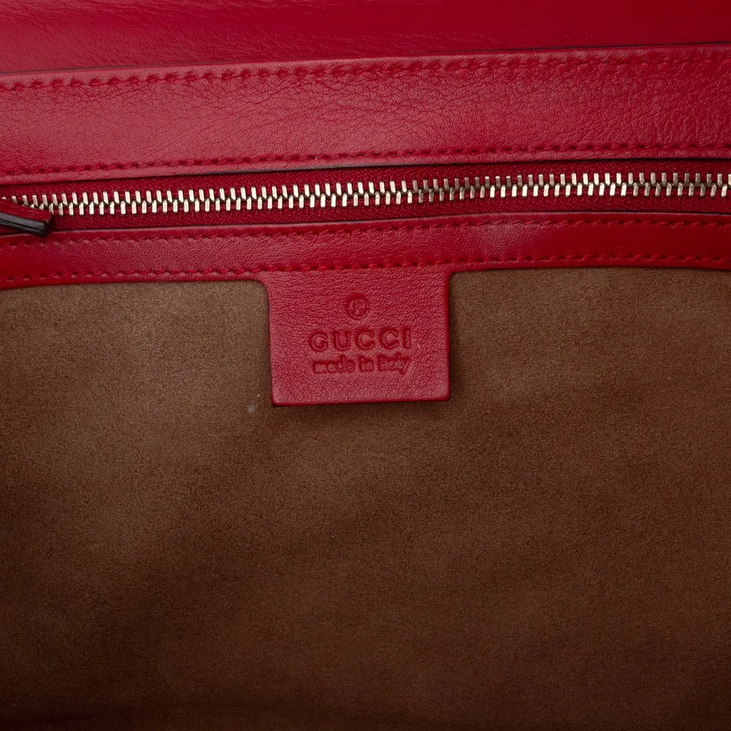 Gucci Medium GG Supreme Padlock Shoulder Bag Beige Canvas Very good - Box View