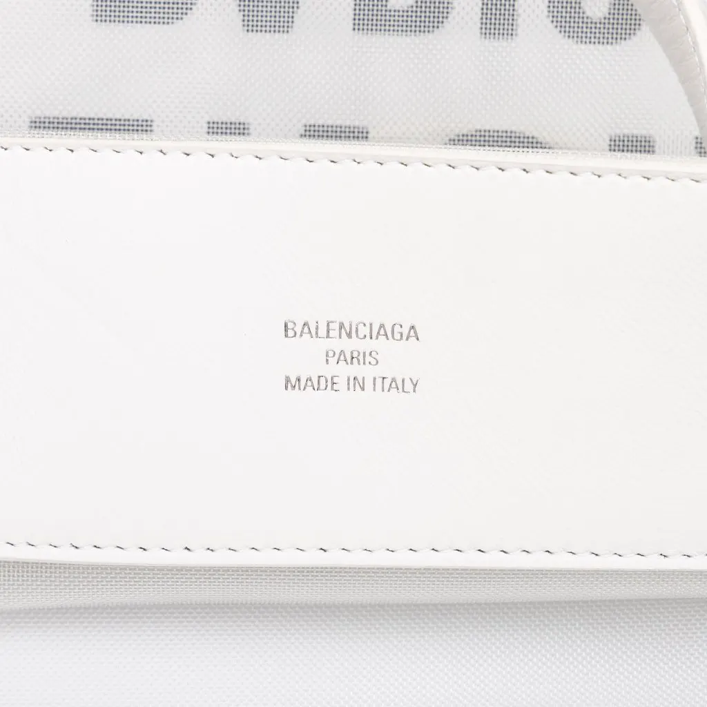 Balenciaga Large Mesh Duty Free Tote White Very good - Box View