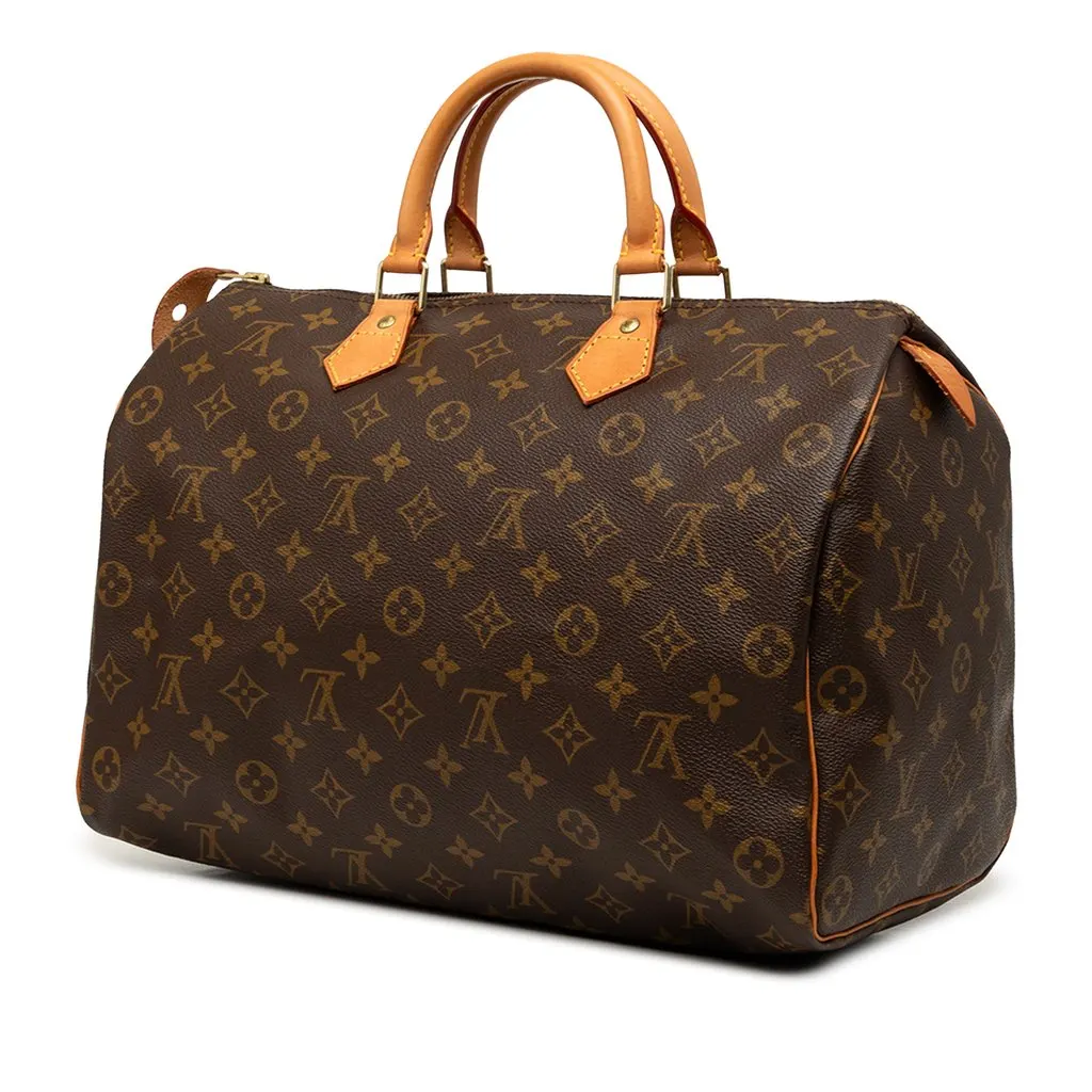 Louis Vuitton Monogram Speedy 35 Brown Very good - Back View