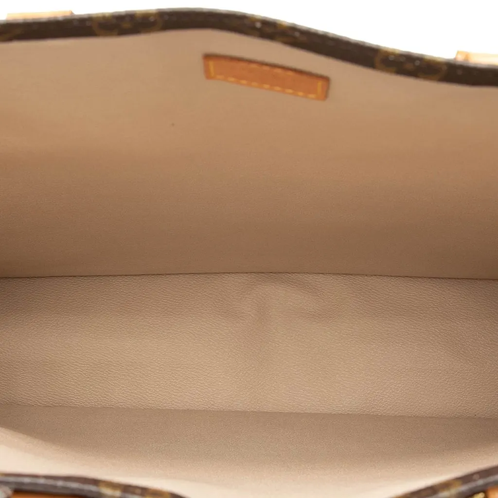 Louis Vuitton Monogram Sac Plat Brown Very good - Model View