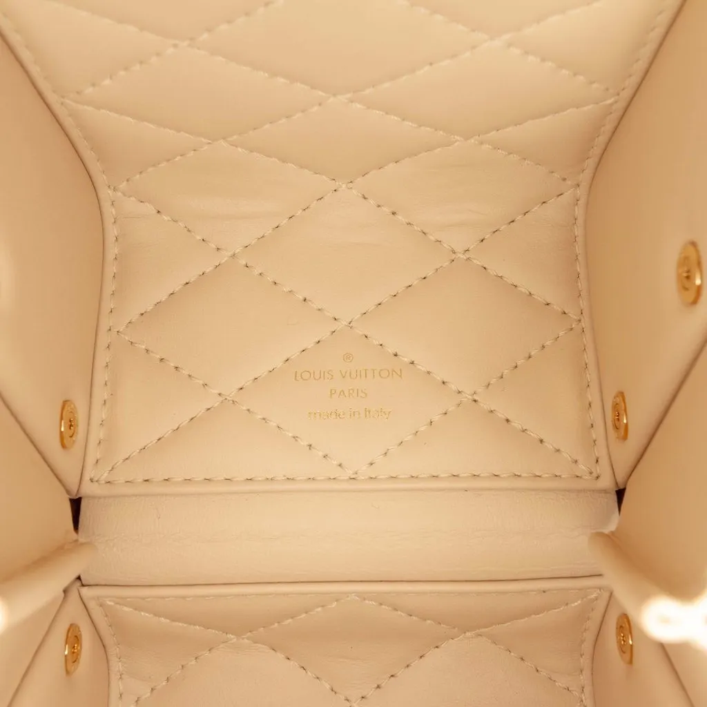 Louis Vuitton Sea Treasure Monogram Satin Treasure Box Satchel Brown Satin Very good - Box View