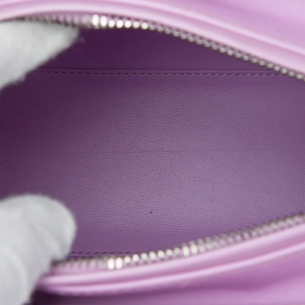 Dior Medium Calfskin Pockets Lady Dior Purple Leather Very good - Model View
