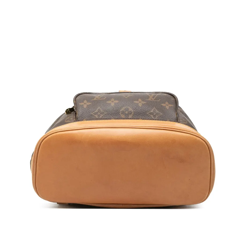Louis Vuitton Monogram Montsouris MM Brown Canvas Good - Inside View