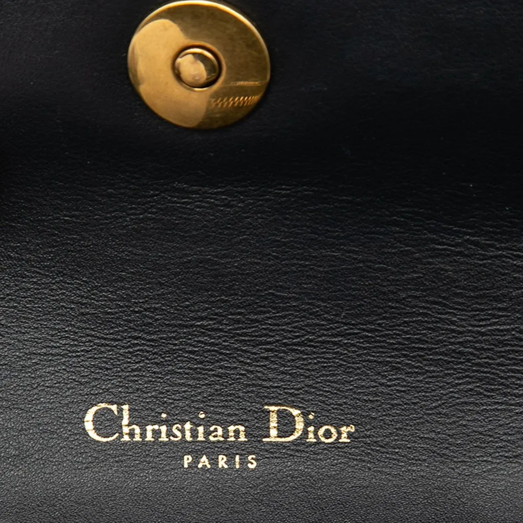 Dior Oblique Canvas Saddle Belt Bag Blue Canvas Very good - Box View