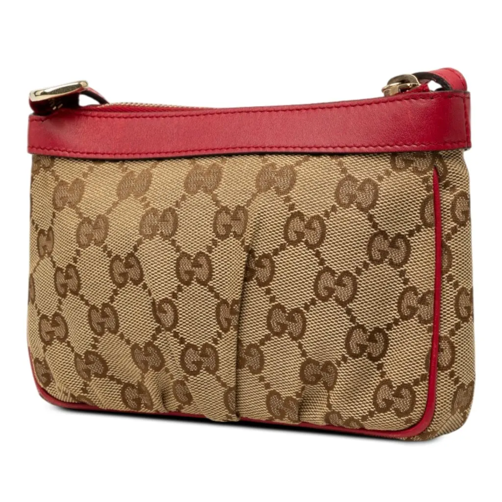 Gucci GG Canvas Lovely Crossbody Beige Very good - Back View