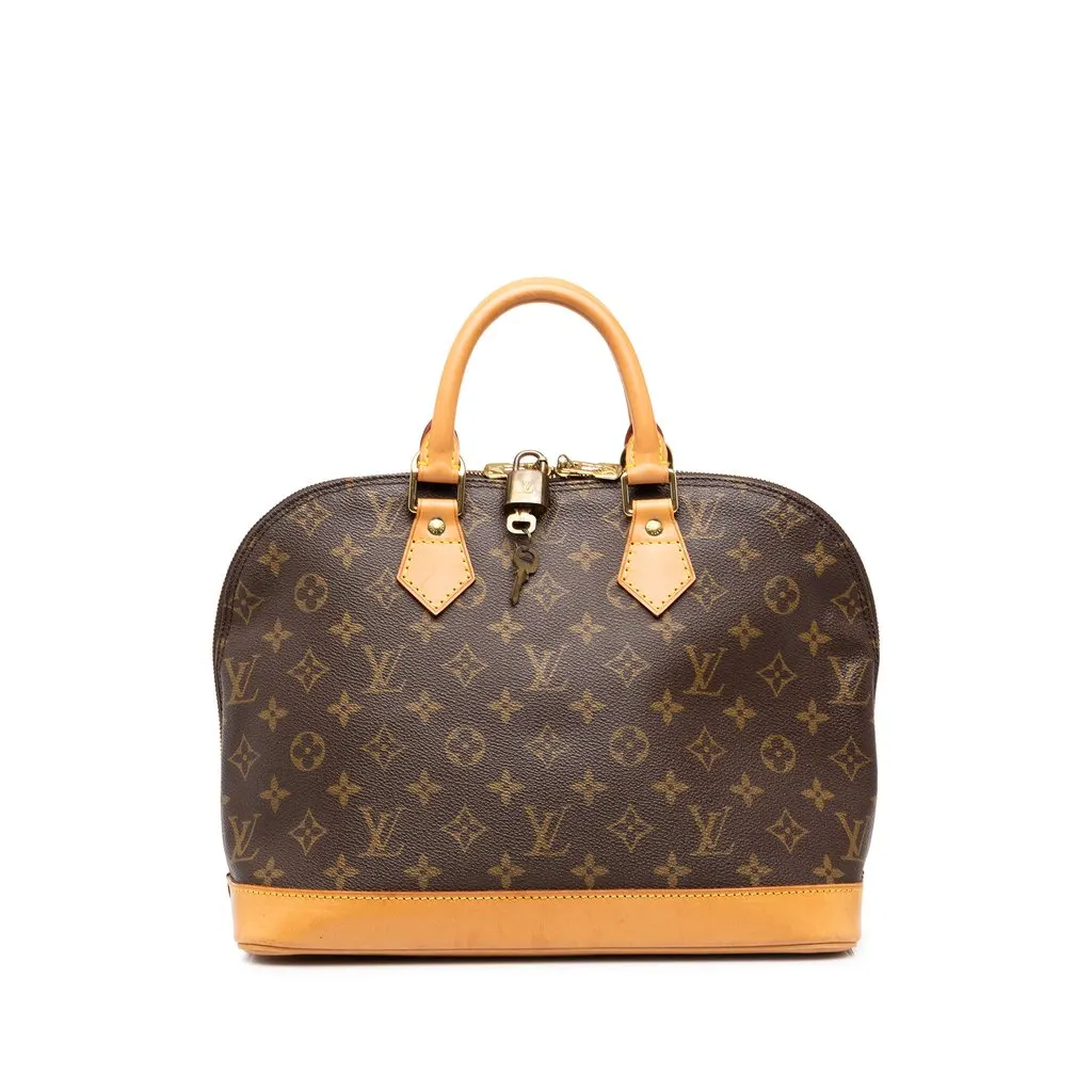 Louis Vuitton Monogram Alma PM Brown Canvas Very good - Front View