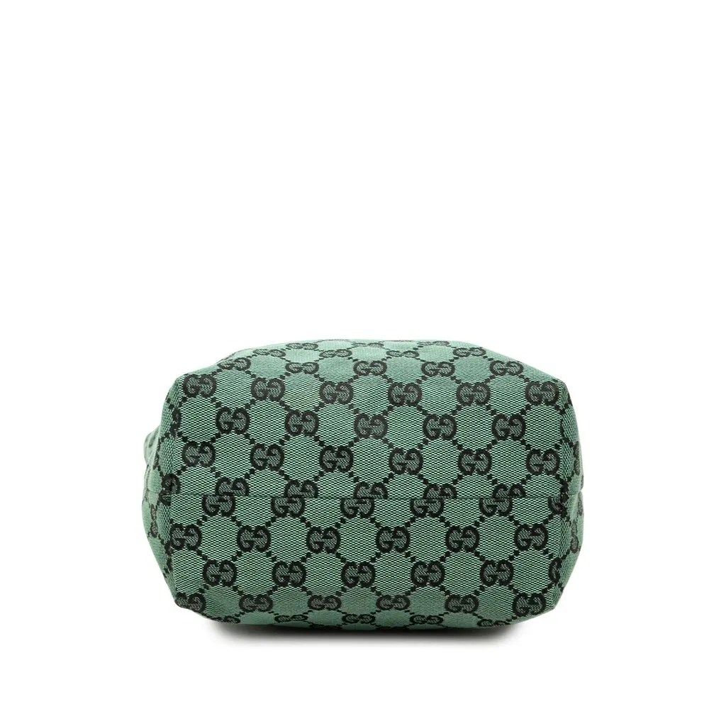 Gucci GG Canvas Tote Green Canvas Very good - Inside View