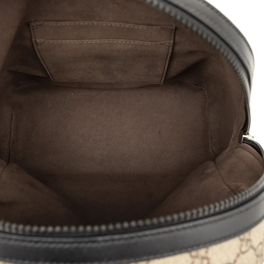 Gucci Small GG Supreme Eden Day Backpack Beige Canvas Very good - Model View