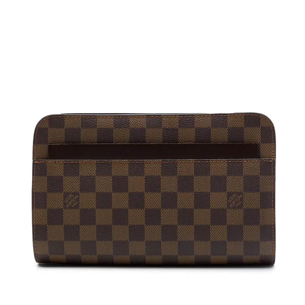 Louis Vuitton Damier Ebene Saint Louis Pochette Brown Canvas Very good - Front View
