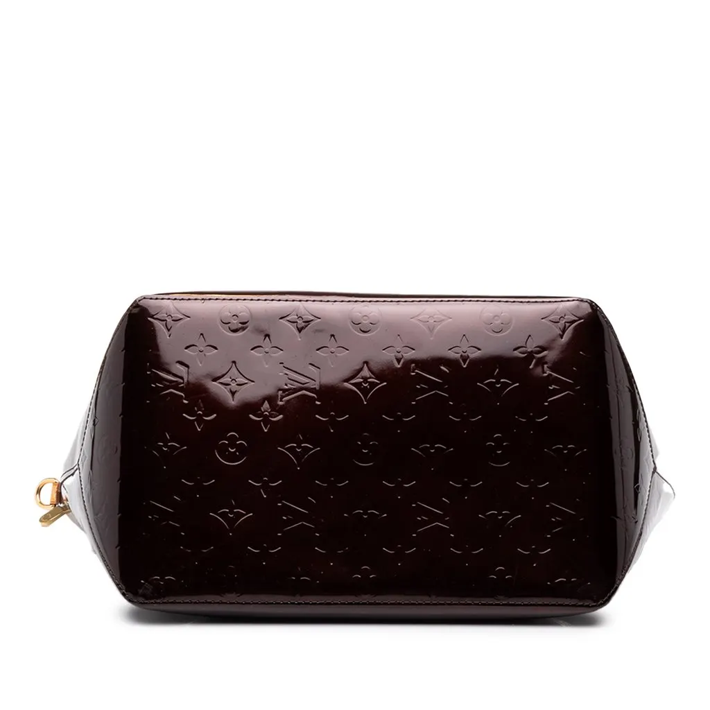 Louis Vuitton Monogram Vernis Bellevue GM Purple Leather Very good - Inside View