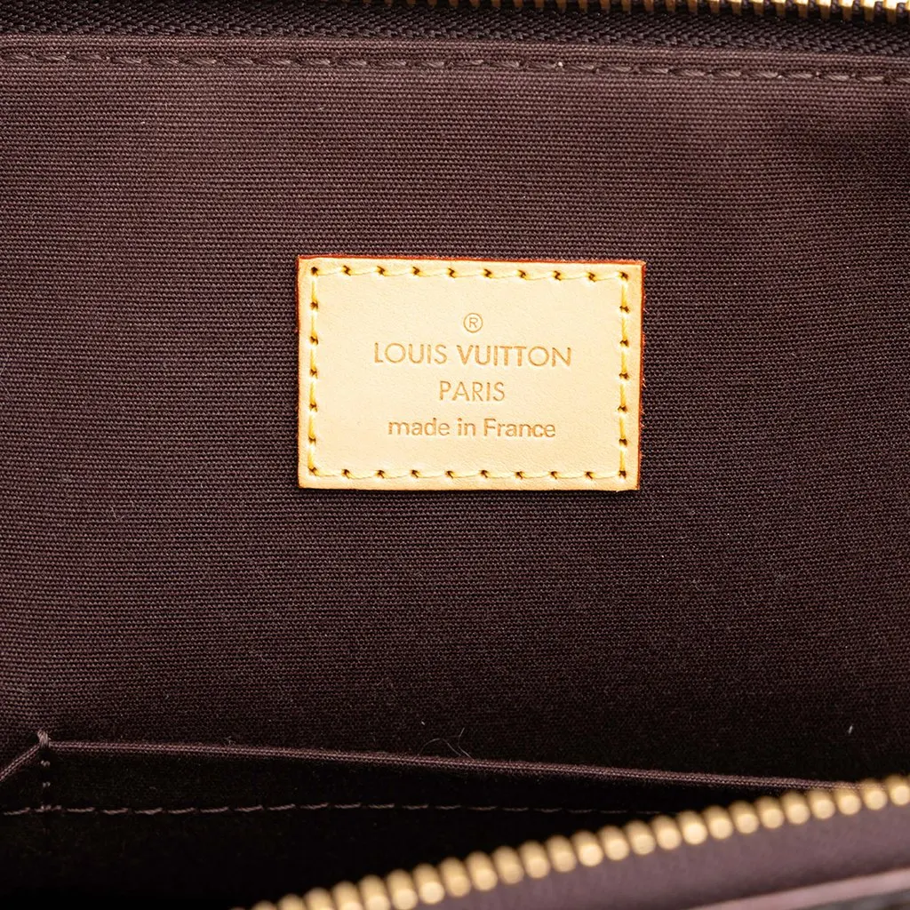 Louis Vuitton Monogram Vernis Bellevue GM Purple Leather Very good - Box View