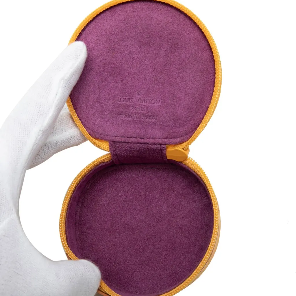 Louis Vuitton Epi Ecrin Bijoux Travel Jewelry Case Yellow Leather Very good - Model View