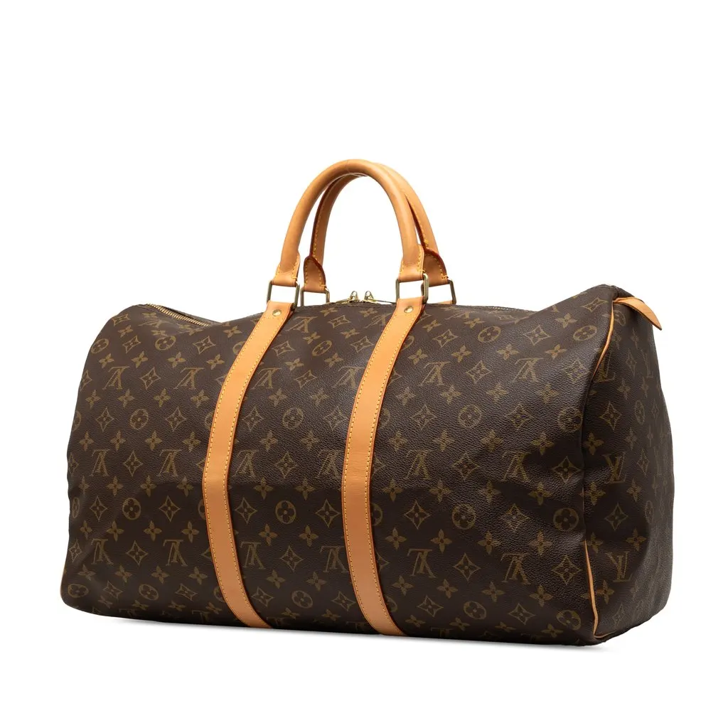 Louis Vuitton Monogram Keepall 50 Brown Very good - Back View