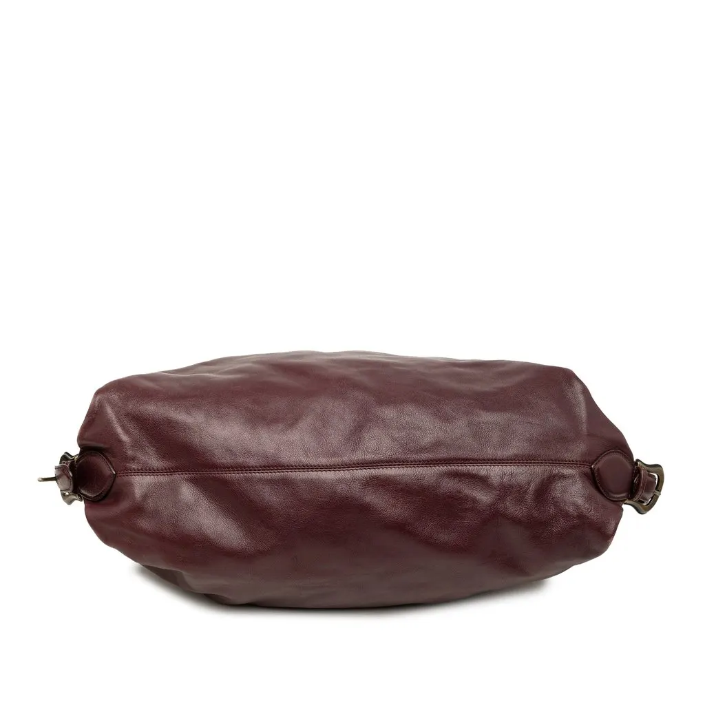 Fendi Leather Doctor B Handbag Red Leather Very good - Inside View